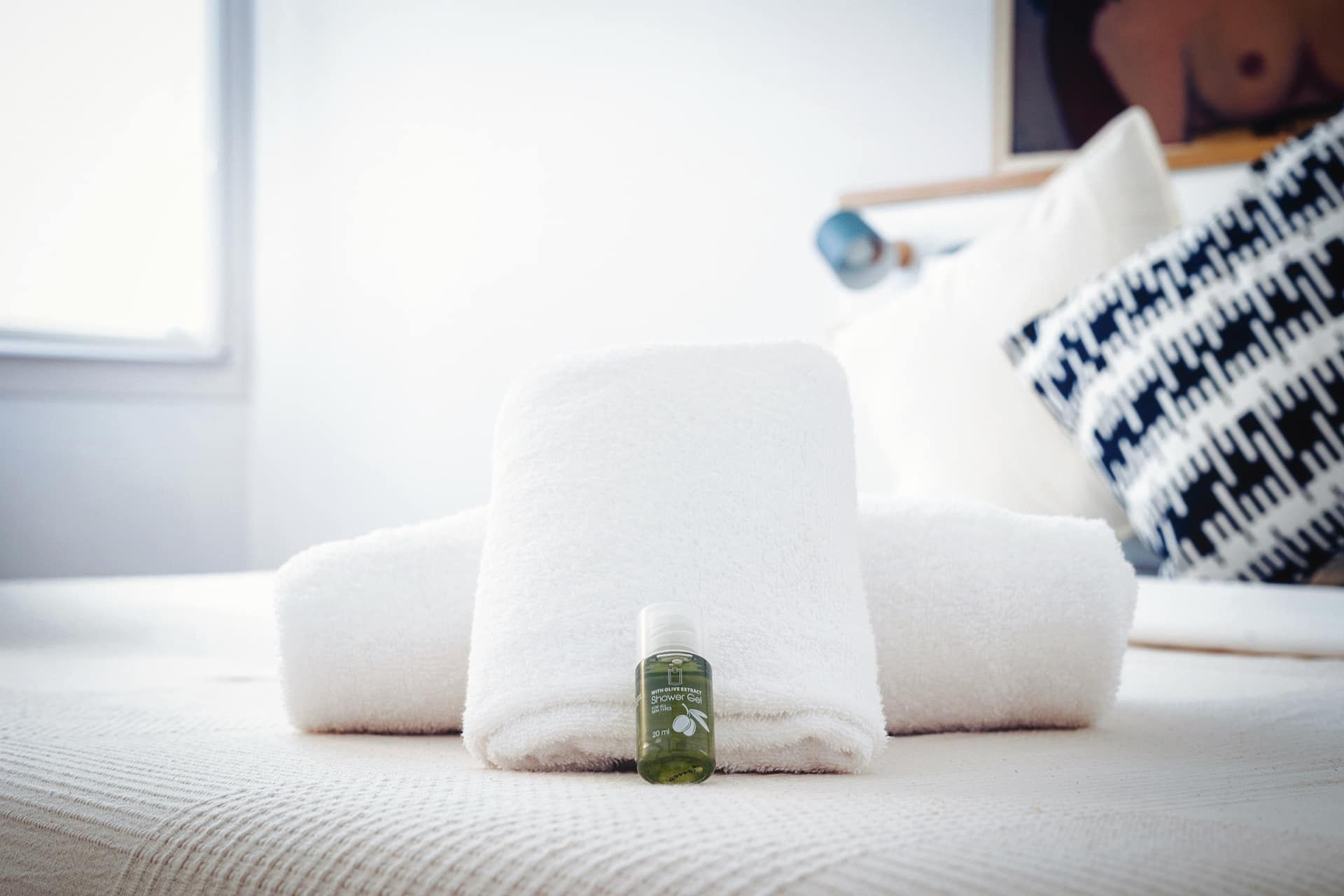 Comfort curato nei dettagli. A disposizione degli ospiti: cuscini extra, asciugamani, tappetini per il bagno e prodotti per l’igiene personale, sapone e bagnodoccia. Tutto il necessario per sentirsi subito a proprio agio.